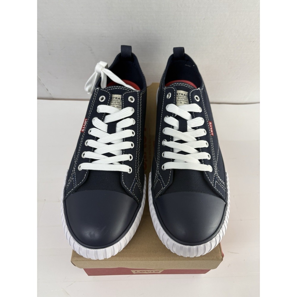 Levi's Men's Anikin Canvas Sneakers Shoes Navy Size 10M BRAND NEW - Picture 5 of 6